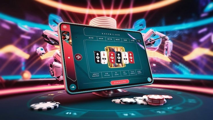 Tampilan layar permainan slot Nolimit City dengan grafis modern dan simbol-simbol yang berwarna